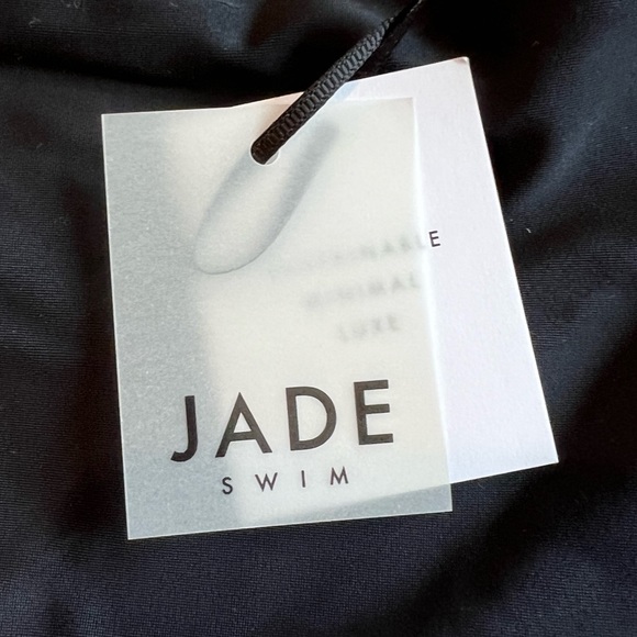 Jade Swim Apex One Shoulder Bikini Top in Black (S) - Picture 12 of 15